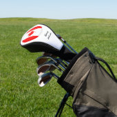Kanadische Flagge und Mit Monogramm Golf Clubs Headcover (In SItu)
