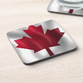 kanadische Flagge Untersetzer (Linke Seite)
