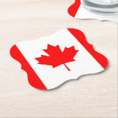 Kanadische Flagge Untersetzer (angewinkelt)