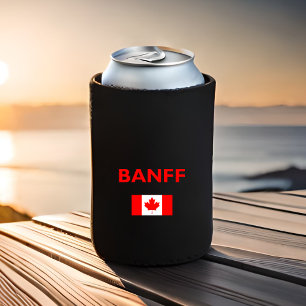 Kanadische Flaggen-dunkle Farbe Banffs Kanada Dosenkühler