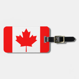 Kanadische Flaggen-Gepäckanhänger für Taschen und Gepäckanhänger