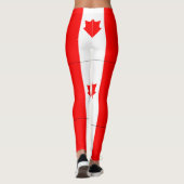 Kanadische Flaggen-Leggings Leggings (Rückseite)