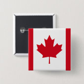 Kanadische Flaggen-T - Shirts und Kleid Button (Vorne & Hinten)