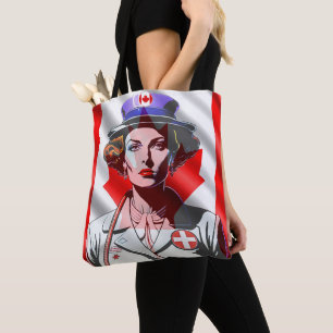 Kanadische Flaggendame Tasche