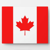 Kanadische Flaggenebene Fotoplatte (Vorderseite)