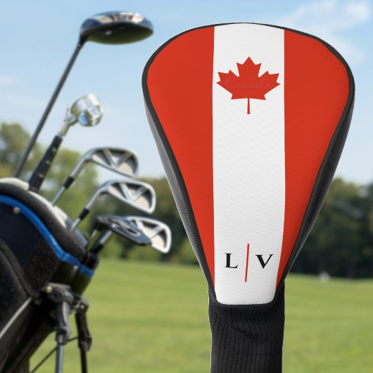 kanadische Flaggeninitiativen für Red & White Cana Golf Headcover