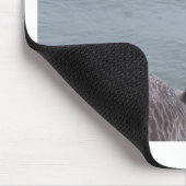 Kanadische Gans am See Mousepad (Ecke)