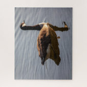 Kanadische Gans am See Puzzle (Vertikal)