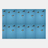 Kanadische Gans auf dem Flug Geschenkpapier Set (Vorderseite)