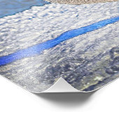 Kanadische Gans im Schnee Fotodruck (Ecke)