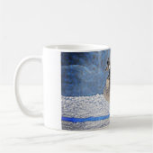Kanadische Gans im Schnee Kaffeetasse (Links)