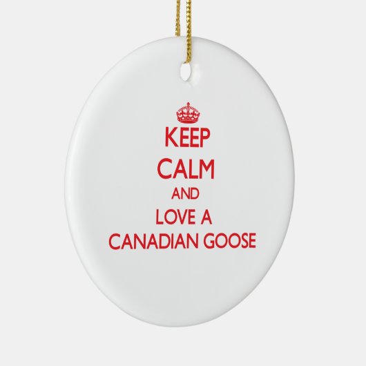 Kanadische Gans Keramik Ornament (Rechts)