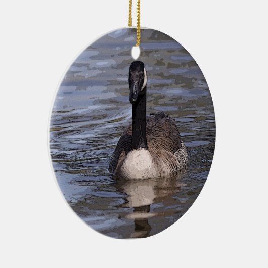 Kanadische Gans Keramikornament (Rechts)