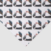 Kanadische Gans mit Eiscremegewebe Seidenpapier (Ausschnitt)