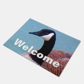 Kanadische Gänse 18" x 24" Türmatte (Schrägansicht)