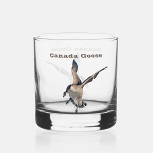Kanadische Gänse, Art Whiskyglas