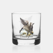 Kanadische Gänse, Art Whiskyglas (Rückseite)