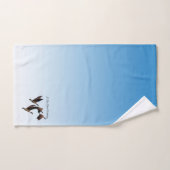 Kanadische Gänse, die gemeinsam Kinder gestalten Badhandtuch Set (Handtuch)