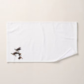 Kanadische Gänse, die in einer Herde fliegen, entw Badhandtuch Set (Handtuch)