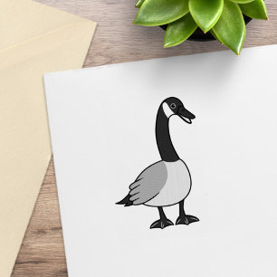 Kanadische Gänse Gummistempel