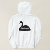 Kanadische Gänse Hoodie (Design Rückseite)