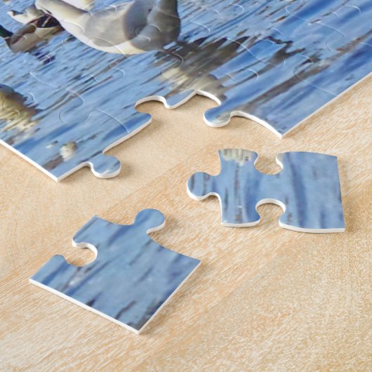 Kanadische Gänse. Jigsaw Puzzle (Seite)