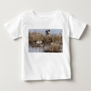 kanadische Gänse Snack Time Baby T-shirt