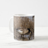 Kanadische Gänse Snack Time Coffee Tasse (Vorderseite Links)