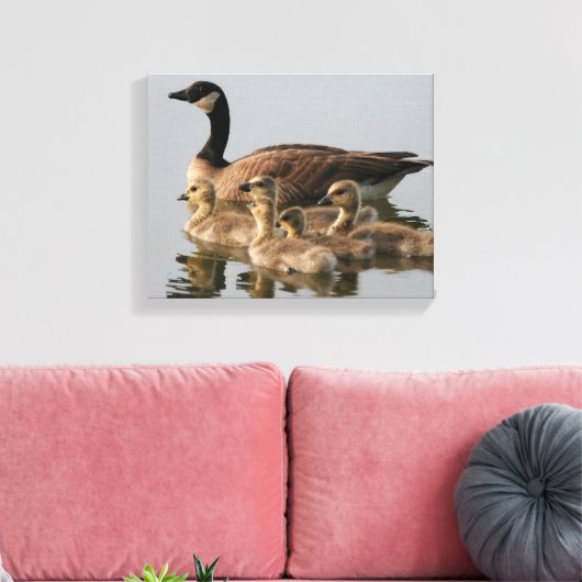 Kanadische Gänse-Vogelliebhaber Geschenke Leinwanddruck (Insitu (Wohnzimmer))