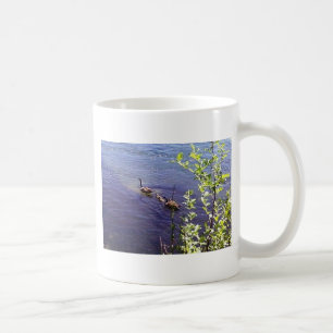 Kanadische Gänserfamilie Kaffeetasse