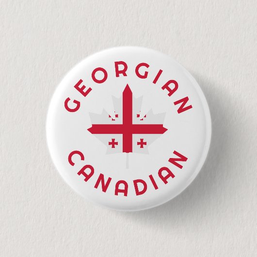 kanadische georgische Roots Button (Vorderseite)
