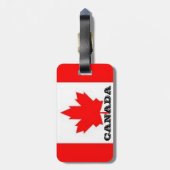 Kanadische Gepäckmarken Gepäckanhänger (Rückseite vertikal)