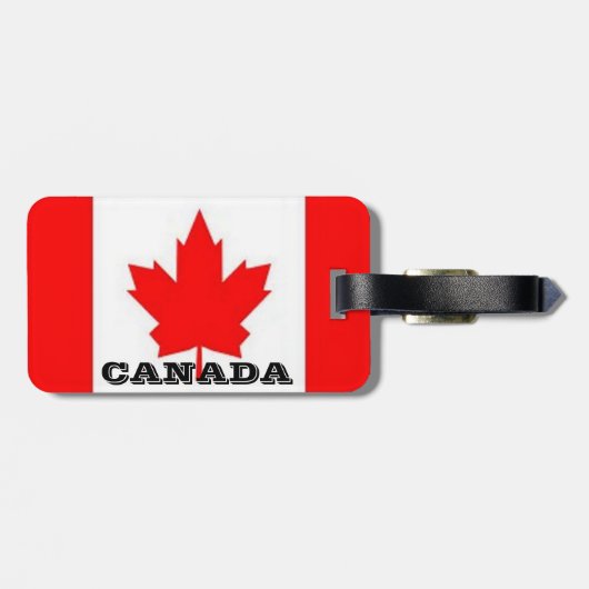 Kanadische Gepäckmarken Gepäckanhänger (Rückseite horizontal)