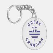 kanadische griechische Roots Schlüsselanhänger (Vorderseite links)