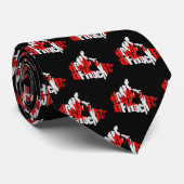 Kanadische Hockey-Flag-Krawatte Krawatte (Gerollt)