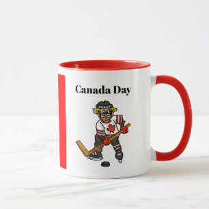 Kanadische Hockey-Tasse am kanadischen Tag Tasse
