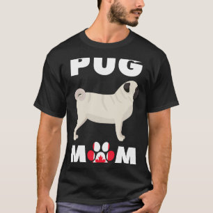 Kanadische Hund Pug Mama Essential  1004 T-Shirt