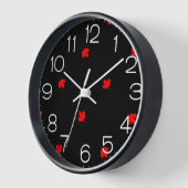 Kanadische Hütte Ahornleaf Uhr (Winkel)