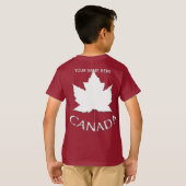 Kanadische Jacket personalize Canada Hoodie T-Shirt (Schwarz voll)