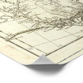 Kanadische Karte Poster (Ecke)