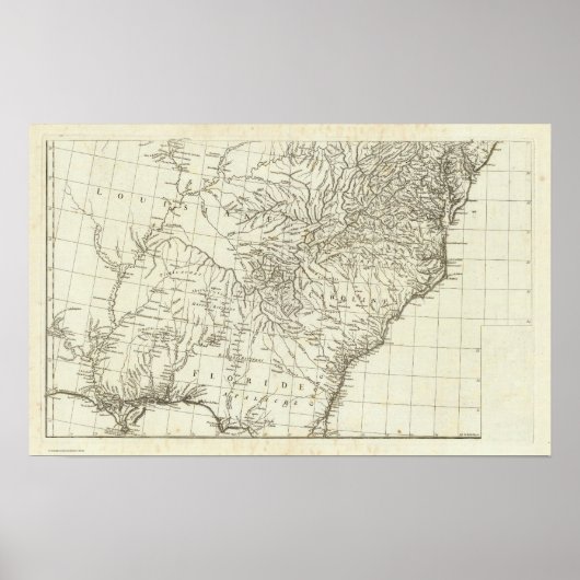 Kanadische Karte Poster (Vorne)