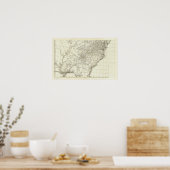 Kanadische Karte Poster (Küche)