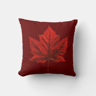 kanadische Kissen Roter Ahornblätterpilz Kissen & 