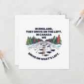 Kanadische Kultur Karte (Vorderseite/Rückseite Beispiel)