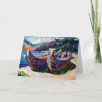 Kanadische Künstlerin Emily Carr malt Kriegskanus