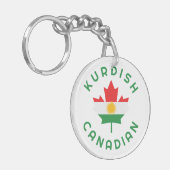 Kanadische Kurdische Roots Schlüsselanhänger (Vorderseite links)