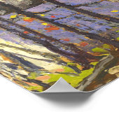 Kanadische Landschaft - Künstlerlager von Tom Thom Poster (Ecke)