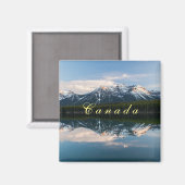 Kanadische Landschaft Magnet (Vorderseite/Rückseite)