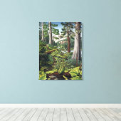 Kanadische Landschaftsmalerei Print Leinwand (Insitu (Holzboden))