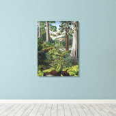 Kanadische Landschaftsmalerei Print Leinwand (Insitu (Holzboden))